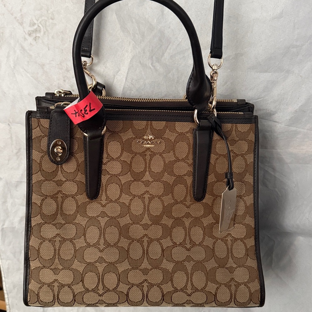 Coach Stanton 26 Carryall Jacquard Crossbody Bag